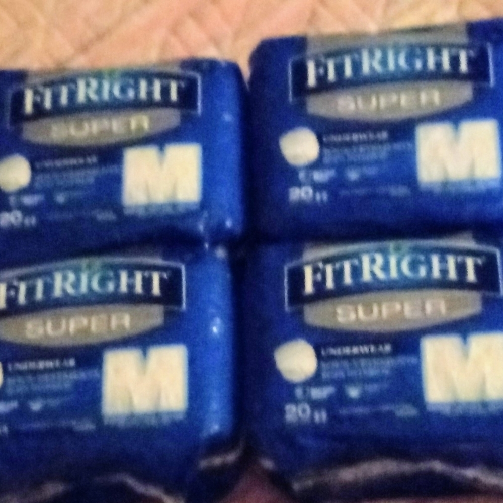 Huge Lot of FITRIGHT Adult Disposable Briefs